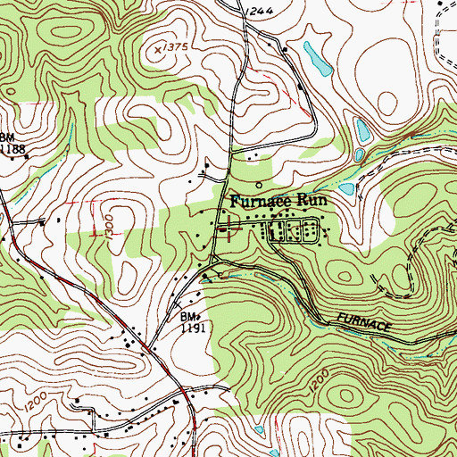 Topographic Map of Moore School, PA