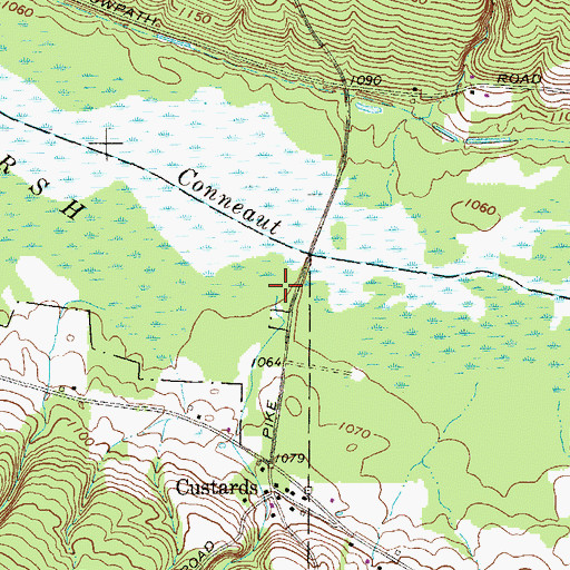 Topographic Map of Rock Creek, PA