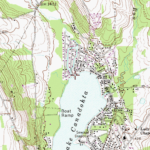 Topographic Map of West Shreve Run, PA