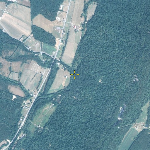 Aerial/Satellite Image of Wolf Camp Run, PA