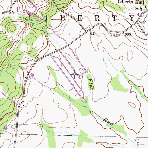 Topographic Map of Mid Atlantic Soaring Center, PA