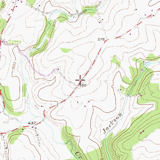 Topographic Map of Rohrer Airport (historical), PA