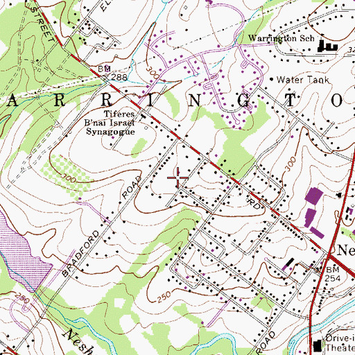 Topographic Map of Copter-Barness Airport (historical), PA