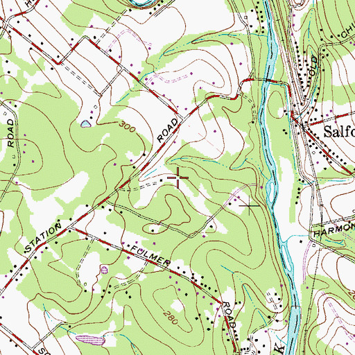 Topographic Map of Shontz Airport, PA