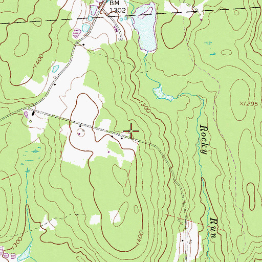 Topographic Map of Schneiders Field (historical), PA