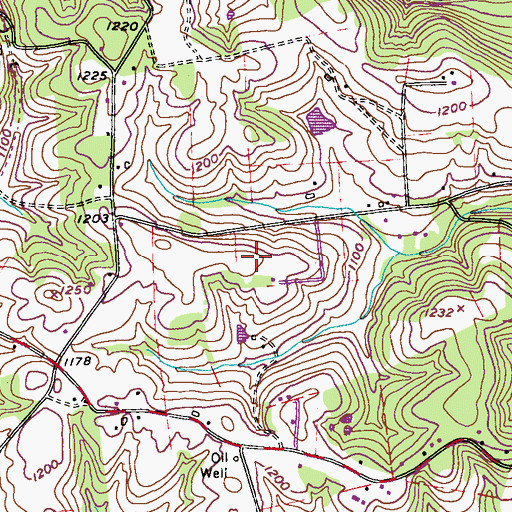 Topographic Map of Pabst Blue Ribbon Airport, PA