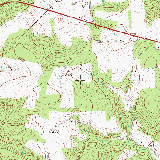 Topographic Map of A T A Memorial White Waltham Airport (historical), PA