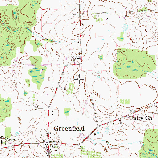 Topographic Map of Lackawannock Airport (historical), PA