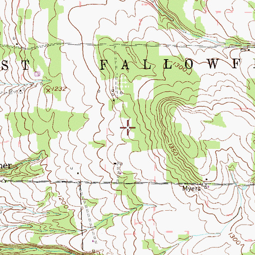Topographic Map of Jim Lee Airport (historical), PA