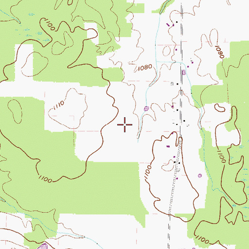 Topographic Map of Pontius Airport (historical), PA