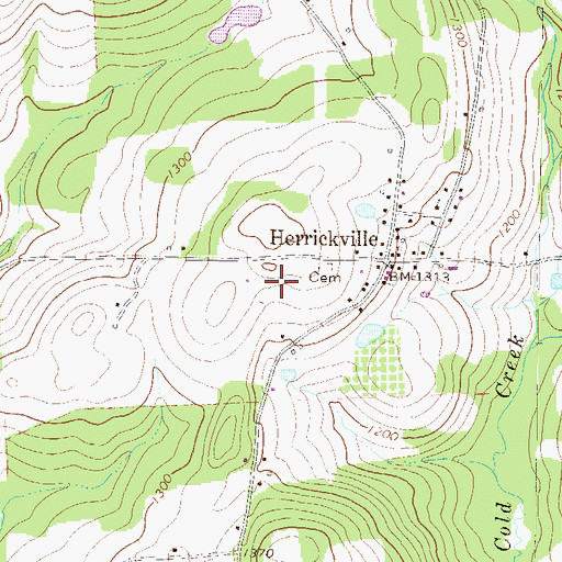 Topographic Map of Sierra Ridge Airport (historical), PA
