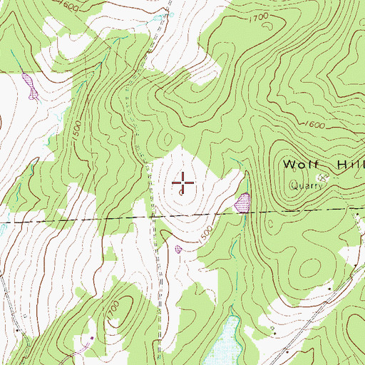 Topographic Map of Peckins Airport (historical), PA