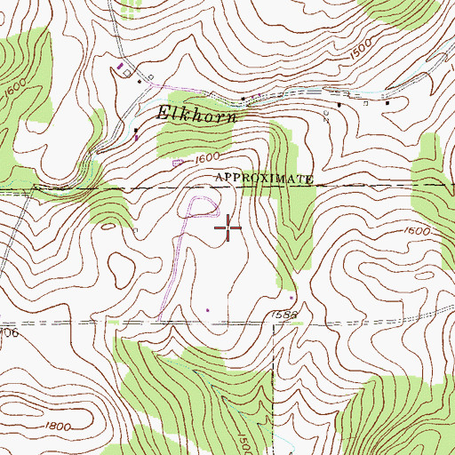 Topographic Map of H&H Personal Use Airport, PA
