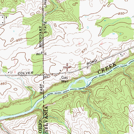 Topographic Map of Hammers Field (historical), PA