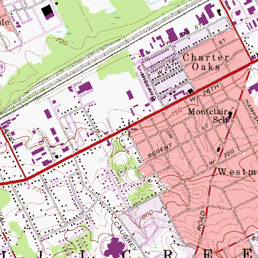 Topographic Map of Millcreek Township Police Airport (historical), PA