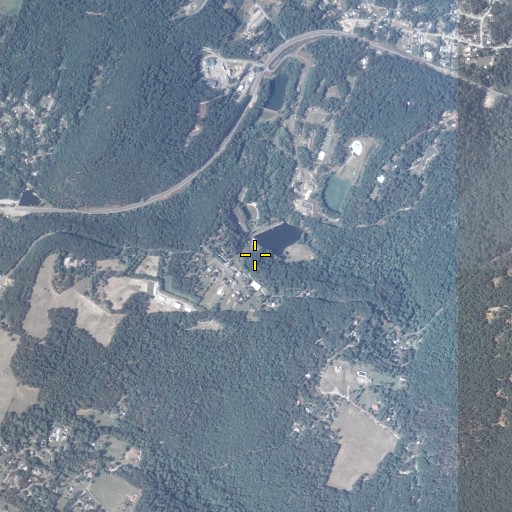 Aerial/Satellite Image of Comet Lake Dam, PA