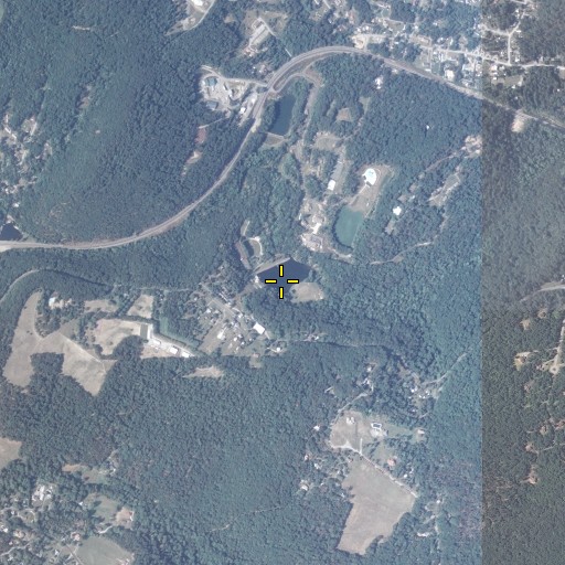 Aerial/Satellite Image of Comet Lake, PA