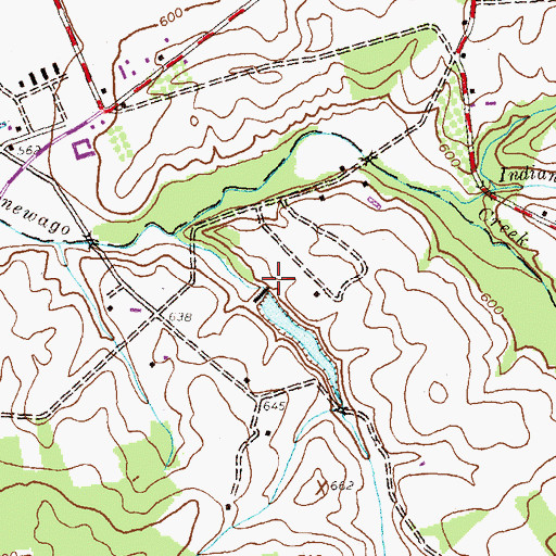 Topographic Map of Sheppard Dam, PA