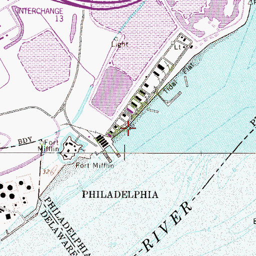 Topographic Map of Pa-237 Dam, PA