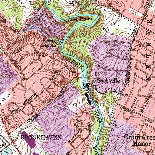 Topographic Map of Pa-219 Dam, PA