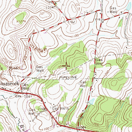 Topographic Map of Pa-470 Reservoir, PA
