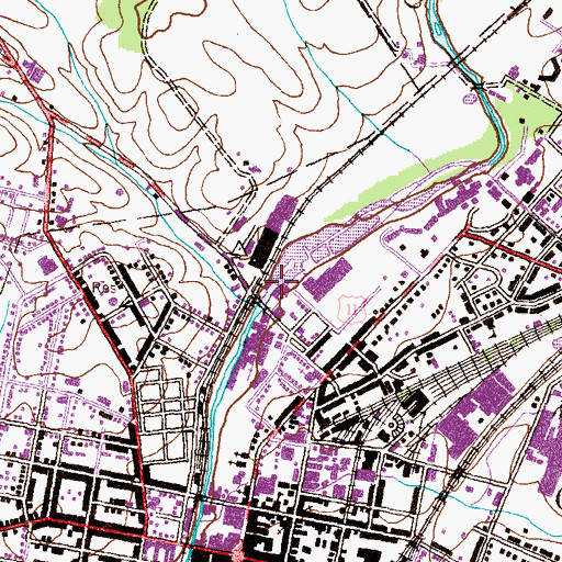 Topographic Map of Wolf Lake Dam, PA