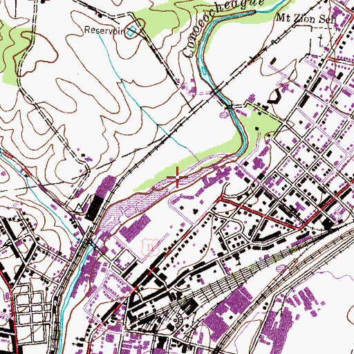 Topographic Map of Wolf Lake, PA