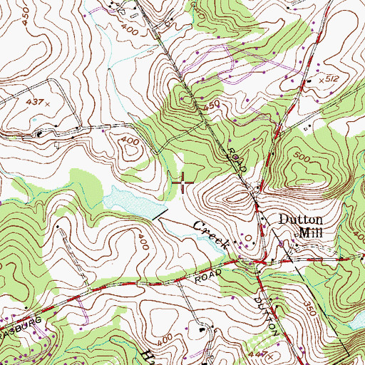 Topographic Map of Sinkler Lake, PA