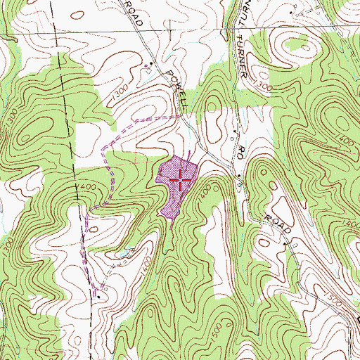 Topographic Map of Lake Francis, PA