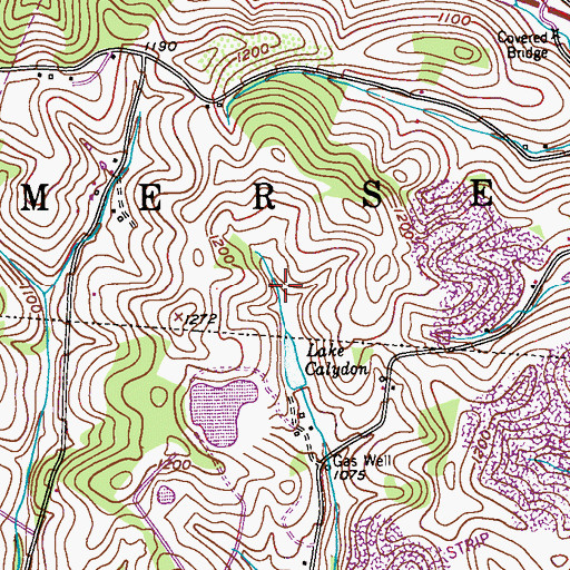 Topographic Map of Pond Six, PA