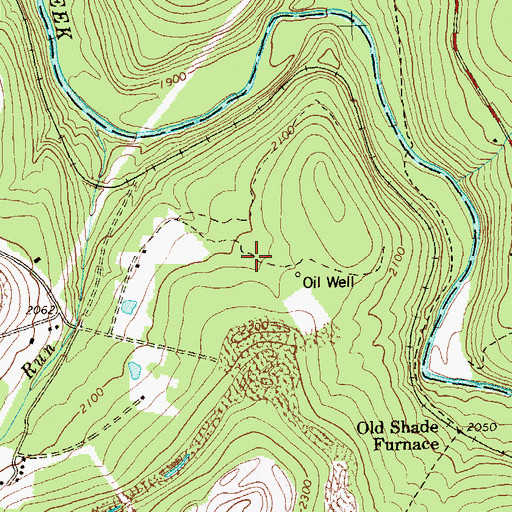 Topographic Map of Kyle Dam, PA