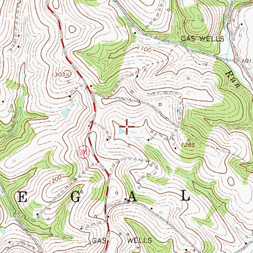 Topographic Map of Stroughton Lake Dam, PA