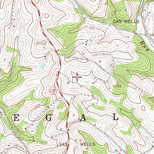 Topographic Map of Stroughton Lake, PA