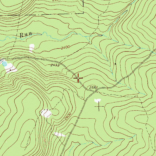 Topographic Map of Lake Rene, PA