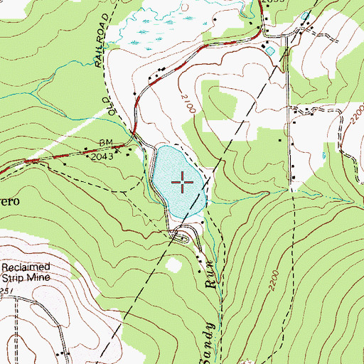 Topographic Map of Bigan Pond, PA
