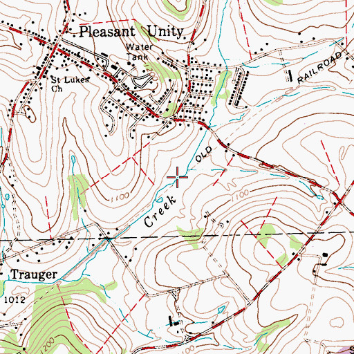Topographic Map of Loyalhanna Dam, PA