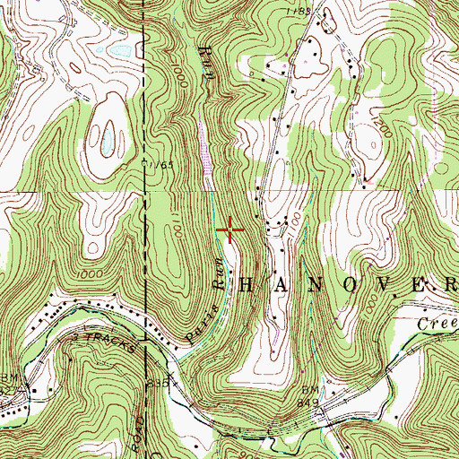 Topographic Map of Pa-486 Dam, PA