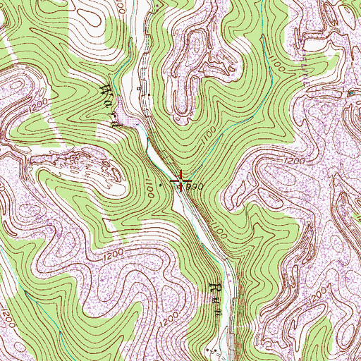 Topographic Map of Pa-483 Dam, PA