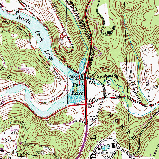 Topographic Map of Pine Creek Dam, PA