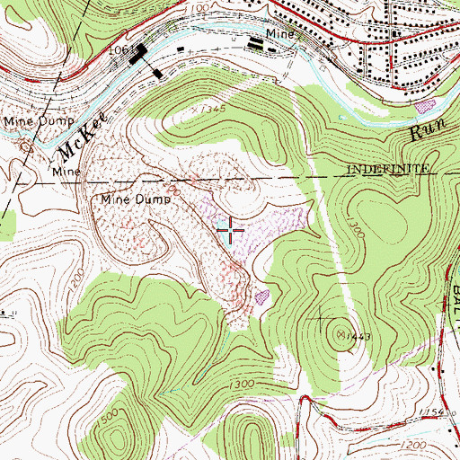 Topographic Map of Pond F, PA