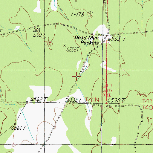 Topographic Map of Summit Valley, AZ