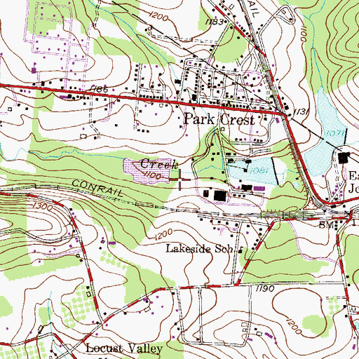 Topographic Map of Hosensock Dam, PA
