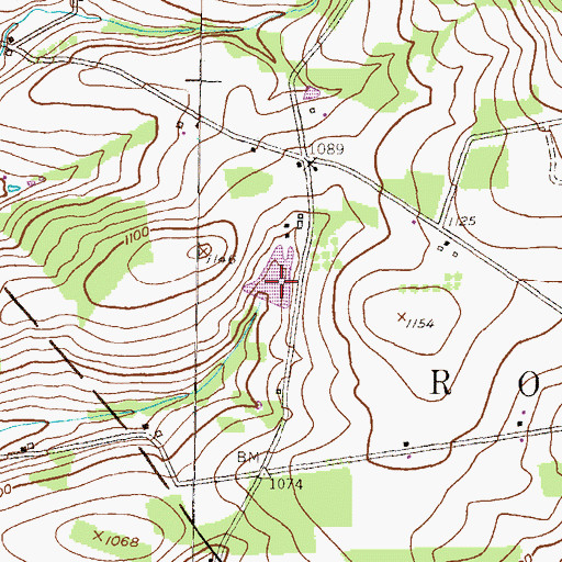 Topographic Map of Fish Pond Dam, PA