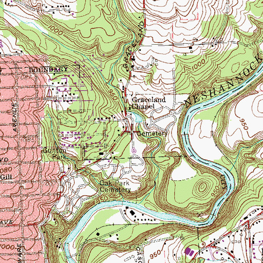 Topographic Map of Pa-22 Dam, PA
