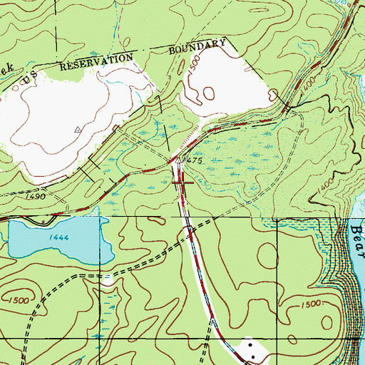 Topographic Map of Walter Dike Number One, PA