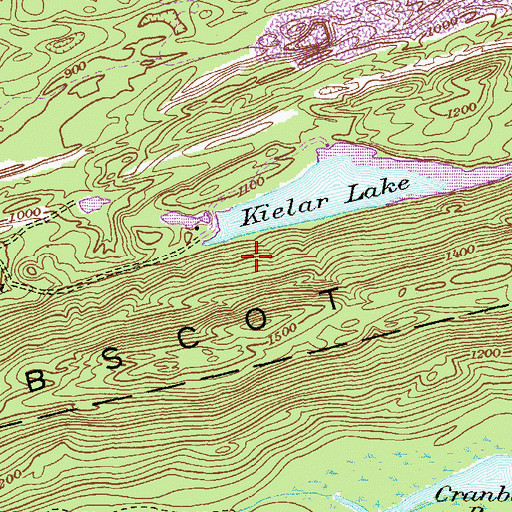 Topographic Map of Keilar Dam, PA