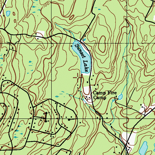 Topographic Map of Gorson Dam, PA