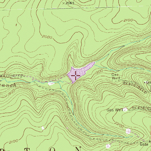 Topographic Map of Storage Dam, PA