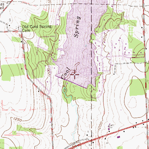 Topographic Map of Lake Latonka Dam, PA
