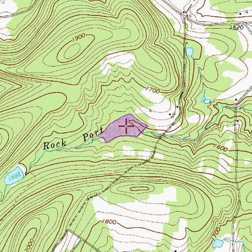 Topographic Map of Siebecker Pond, PA